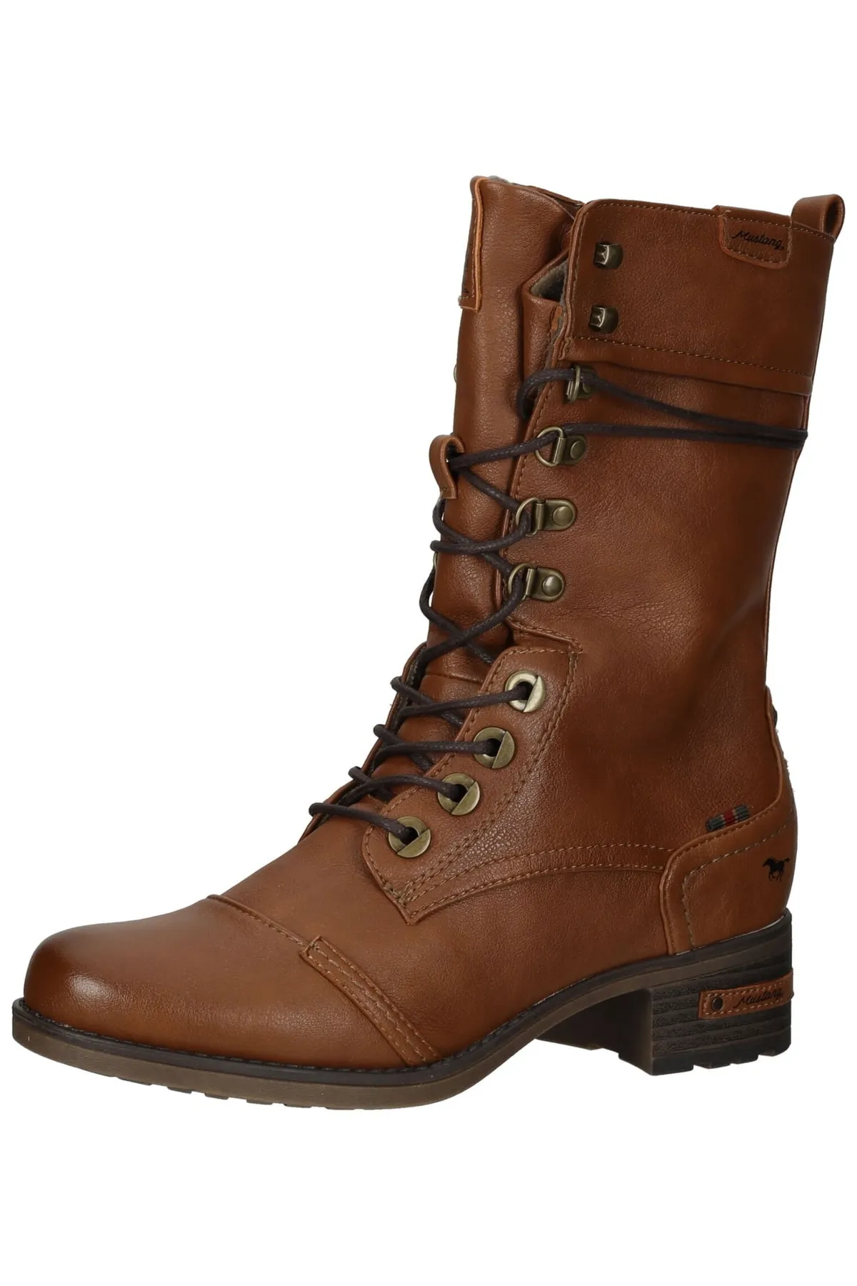 Mustang  Stiefel - Braun - Blockabsatz