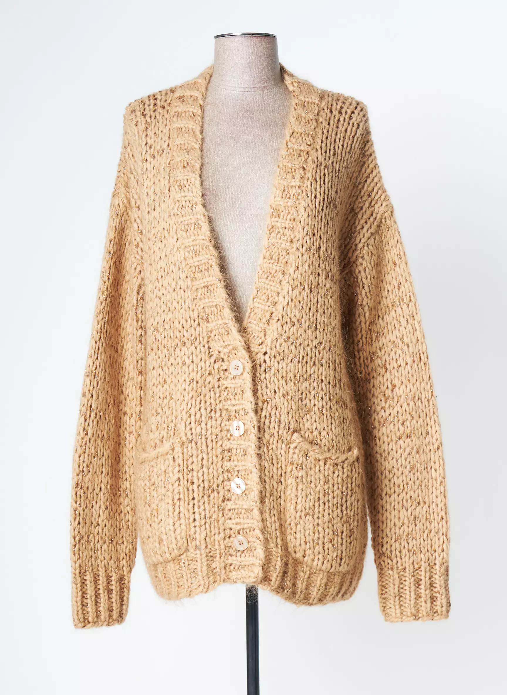 La Dovitch Cardigans Femme couleur beige