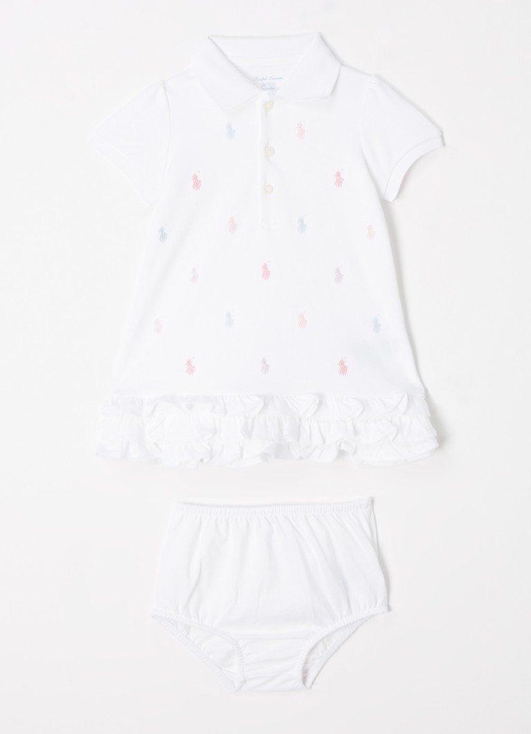 Rochie și pantaloni scurți Polo Ralph Lauren cu logo brodat