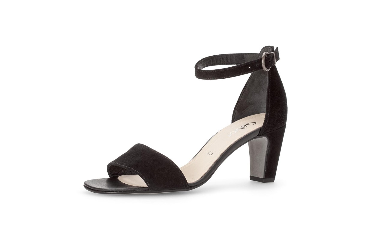 GABOR Komfort Sandalen schwarz Gabor Fashion Riemchensandale 41.790.17