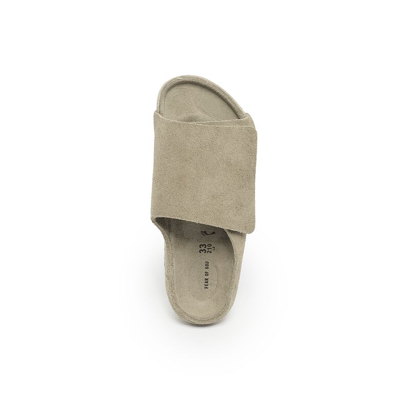 Birkenstock x Fear of God Kids Los Feliz Suede Leather taupe