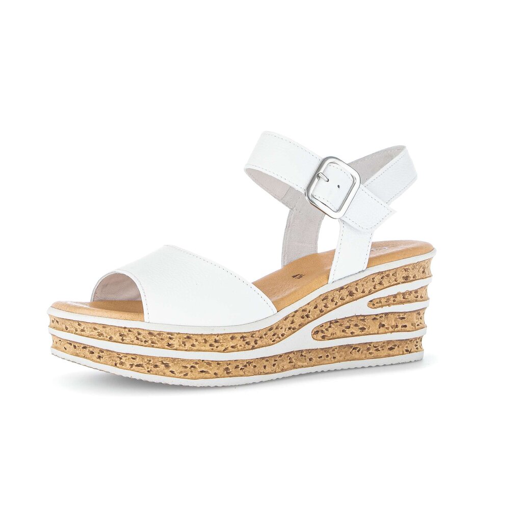 Gabor fashion Keilsandalette weiß