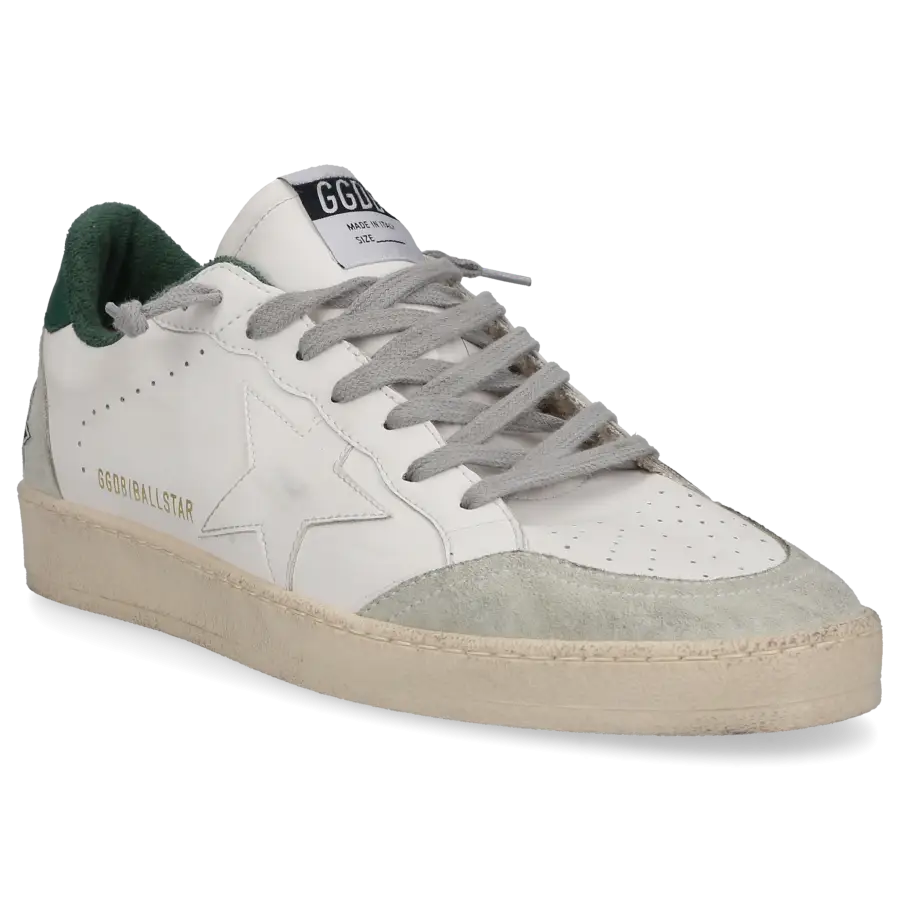 Golden Goose - Sneaker low BALL STAR Kalbsleder - weiß