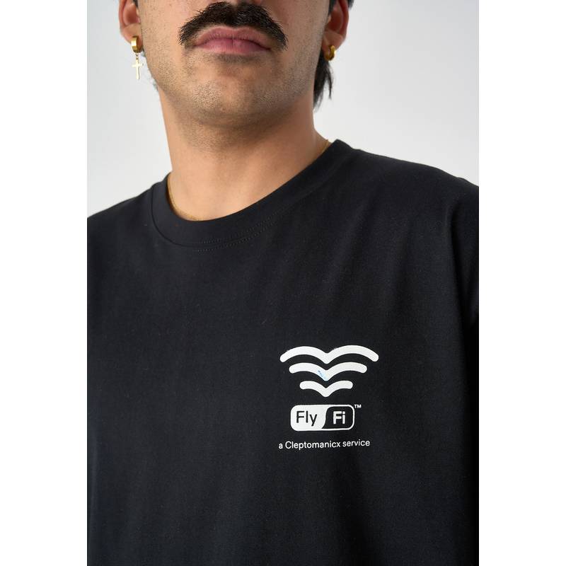 Cleptomanicx Fly-Fi Printshirt Herren