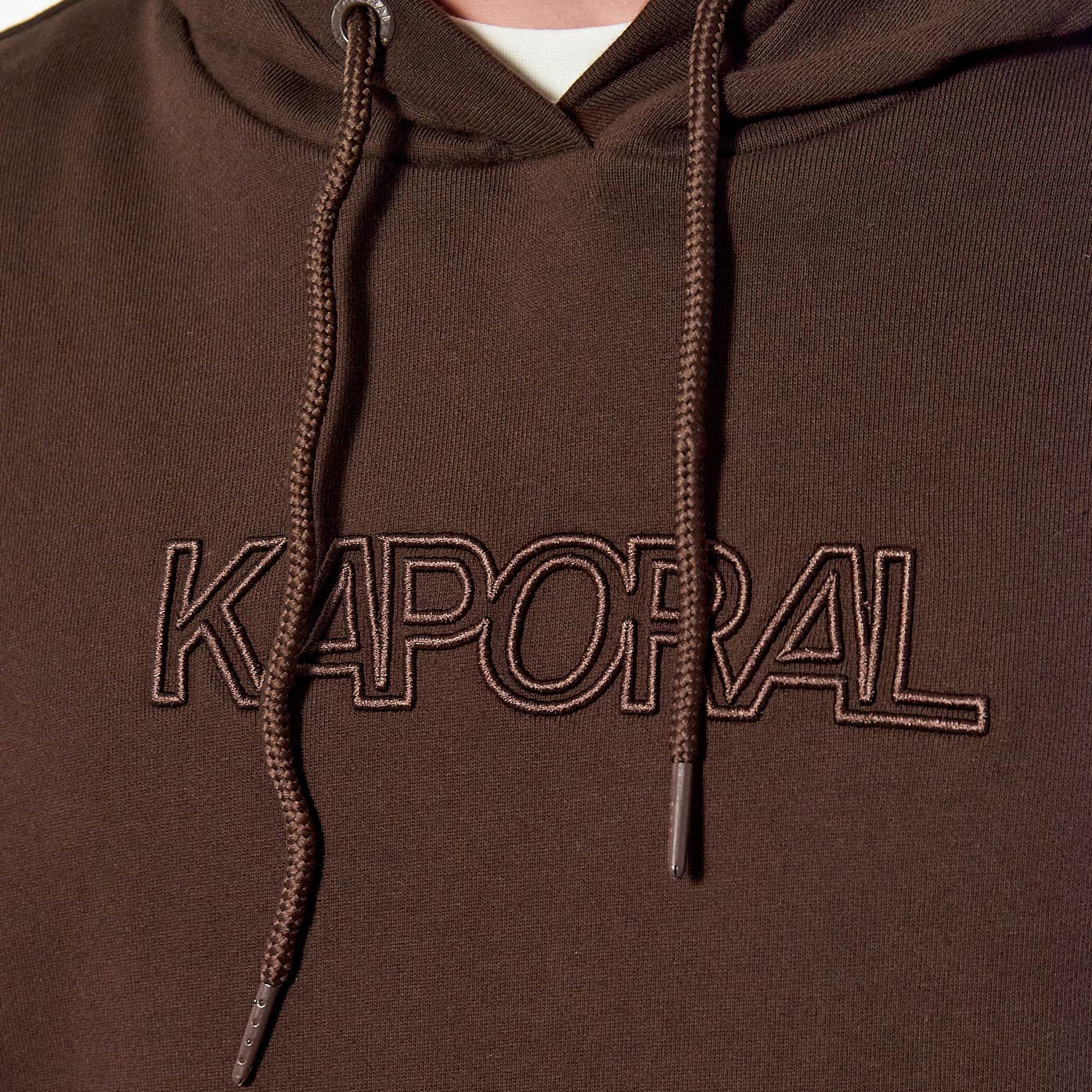 POWEL  Sweat marron Homme en 100% coton