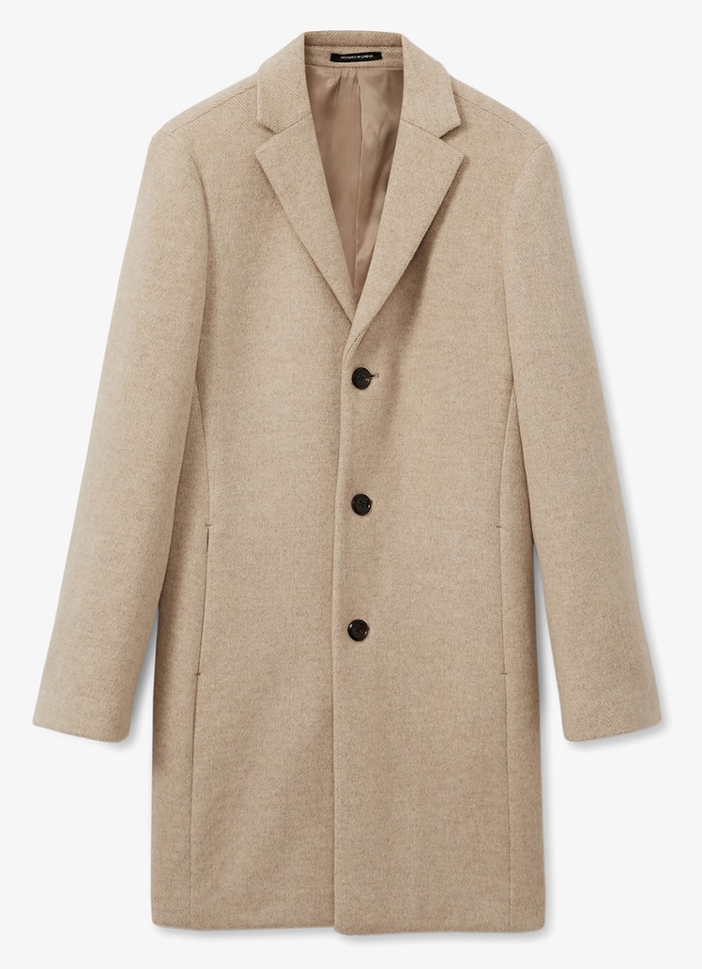 Cappotto Reiss Gable in misto lana con tasche laterali