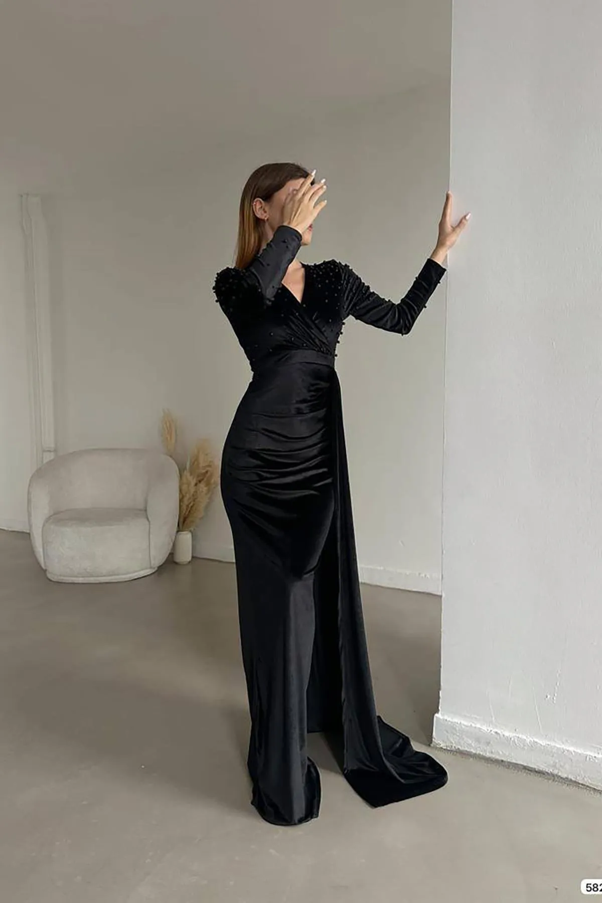 Deafox  Kleid - Schwarz - A-Linie