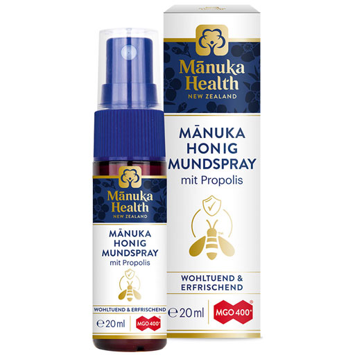 MANUKA HEALTH MGO 400  Manuka & Propolis Mundspray  20 ml  Spray