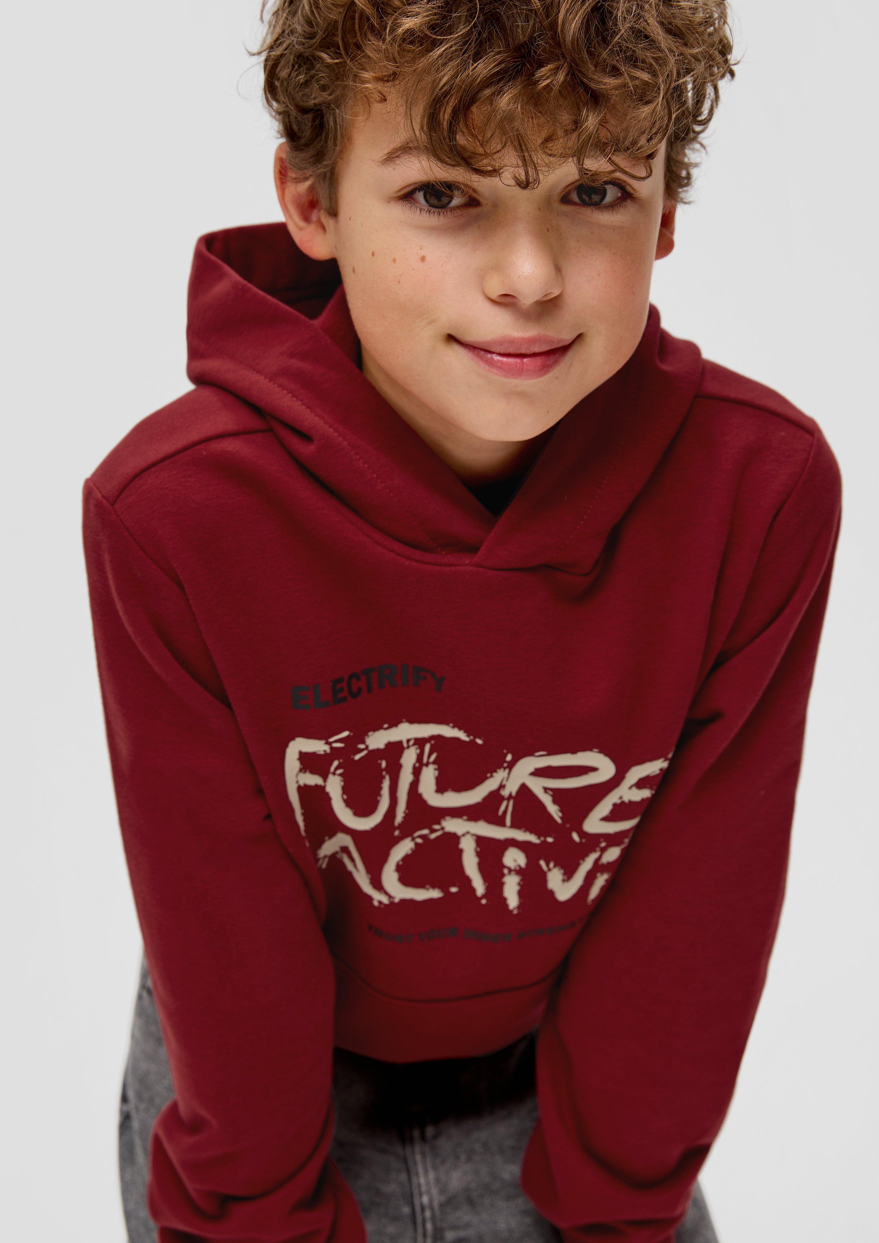 Kapuzensweatshirt mit Frontprint  2137559-3865