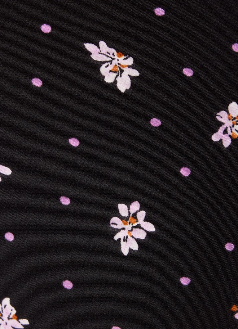 Fabienne Chapot Puck high waist wide fit trousers with floral print