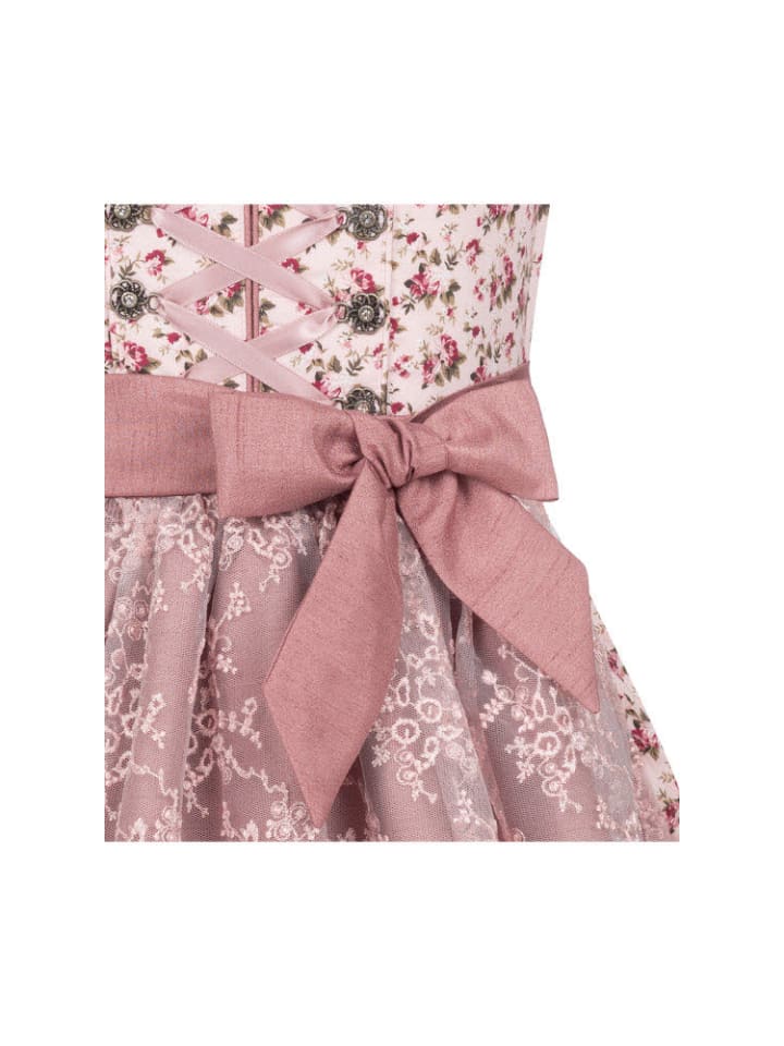 Nübler Kinderdirndl 3-teilig Matilda in Rosé günstig kaufen