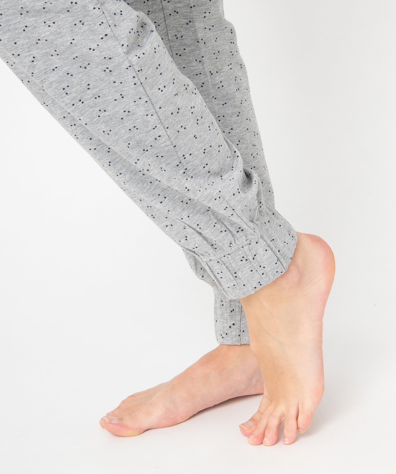 Pantalon de pyjama femme imprimé avec bas élastiqué imprime | GEMO