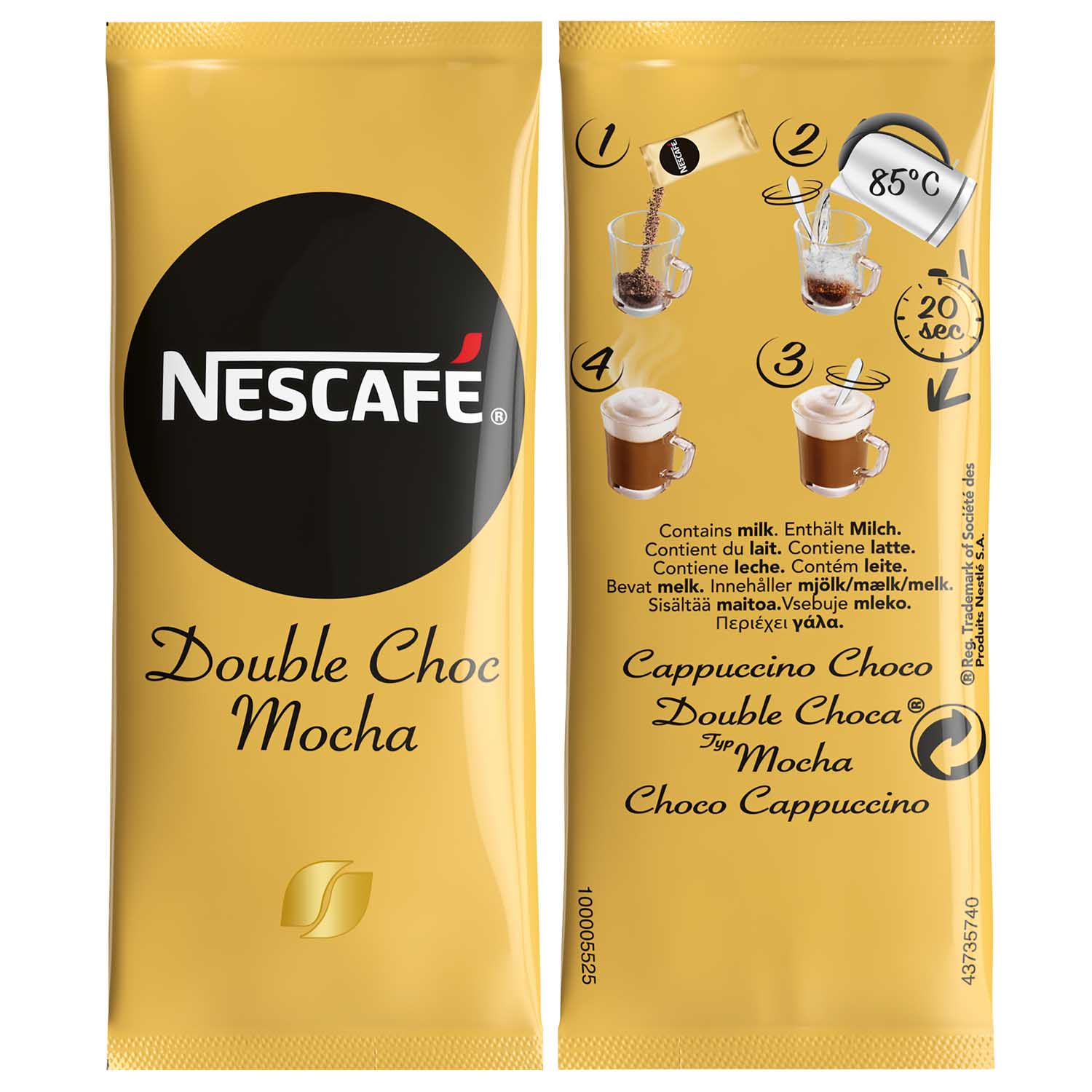 Nescafé Gold Typ Cappuccino Double Chocolate 8er