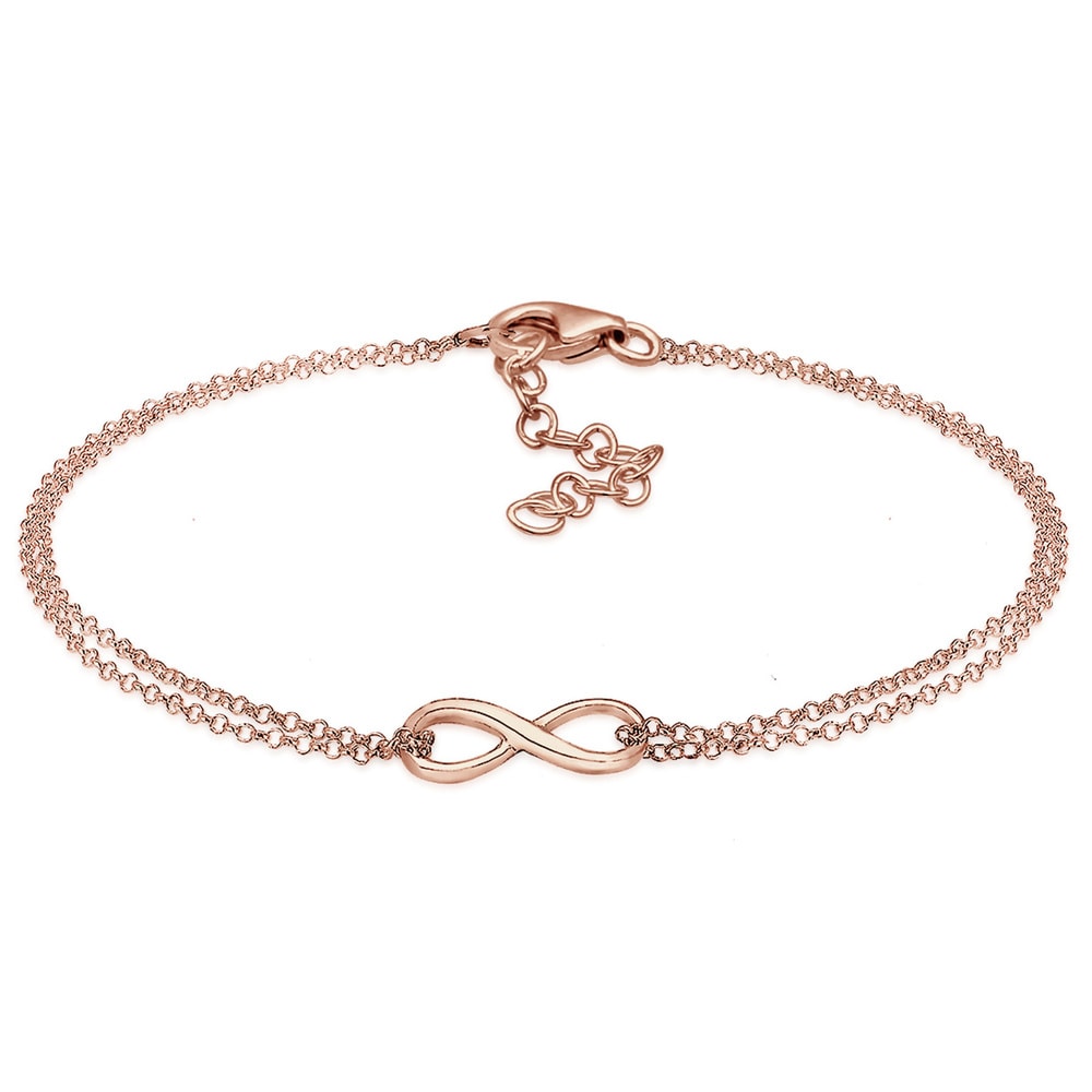 Elli Elli Bracelet Femmes Infinité Tendance Symbole en Argent Sterling 925 Bracelet