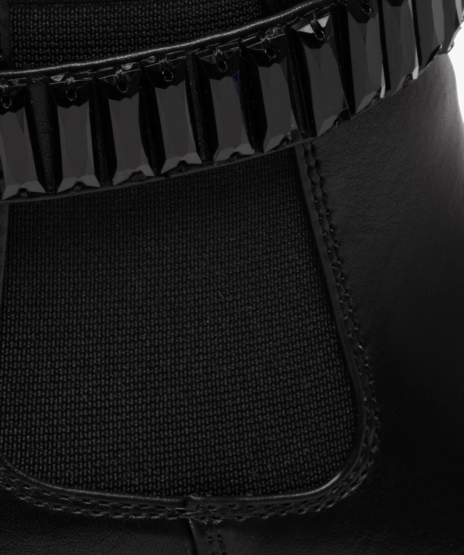 Boots fille chelsea à épaisse semelle crantée et bride fa... noir | GEMO