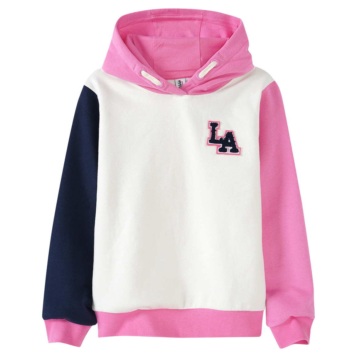 Mädchen Hoodie mit Colourblocking