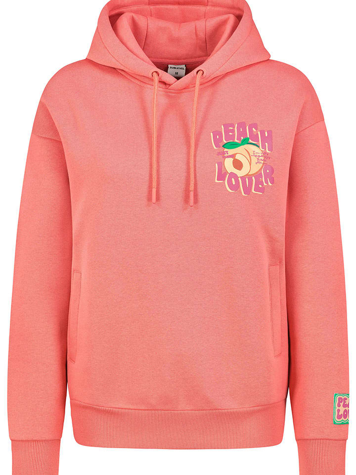 Sublevel Hoodie in Lachs günstig kaufen