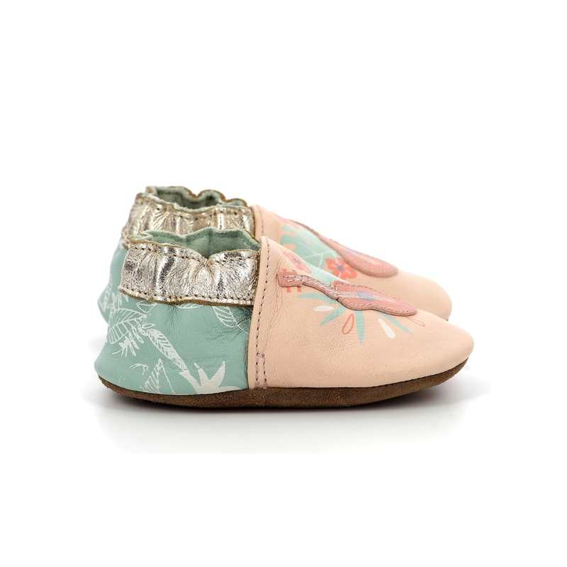 Chaussons cuir tannage vegetal Eyes On You