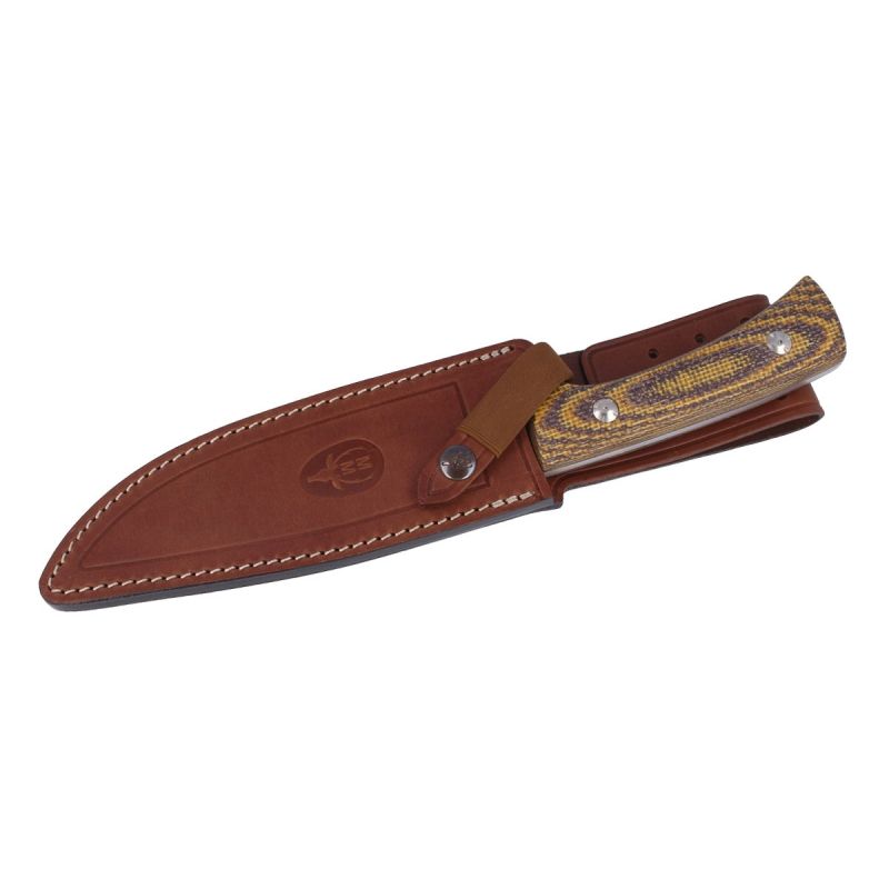 Muela Jabali Micarta Brown 17G
