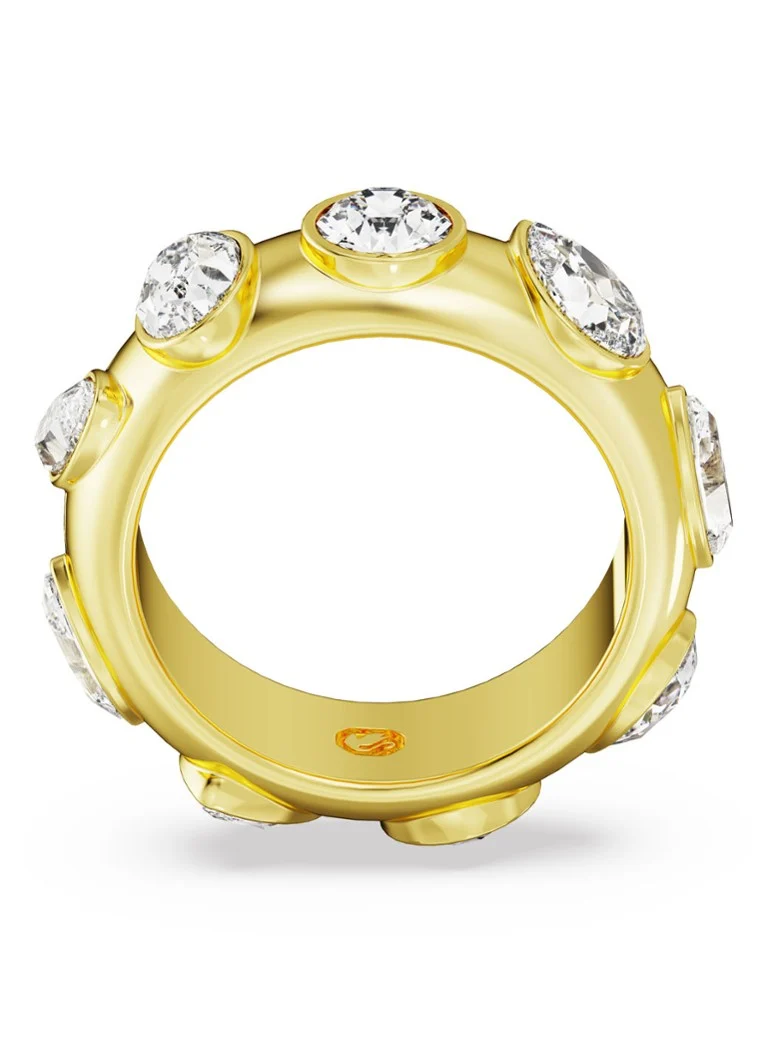 Inelul lui Dexter cu Swarovski, placat cu aur 55