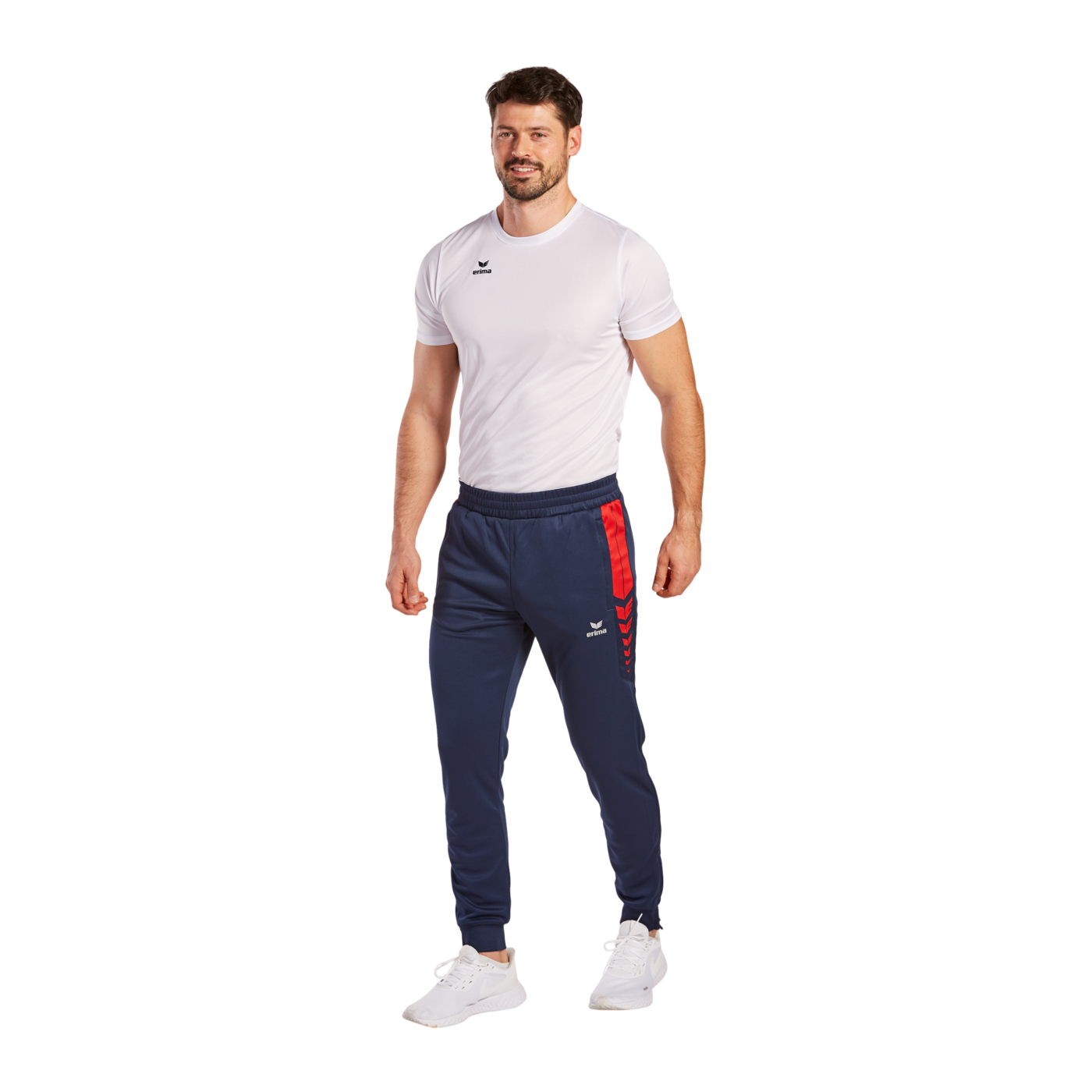 Erima SIX WINGS Trainingshose Blau Rot