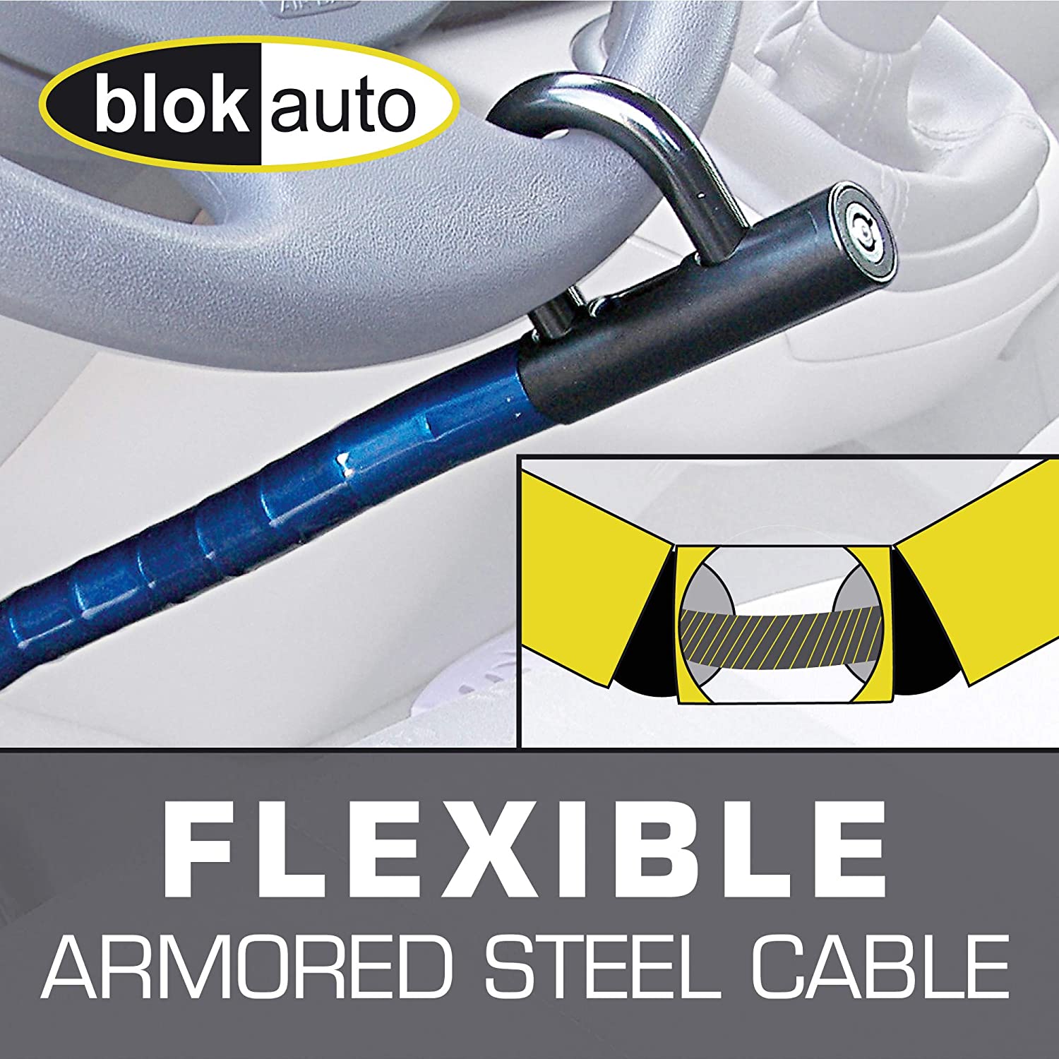 Flexible Lenkrad-Pedalsperre Block 905 von Norauto - ATU