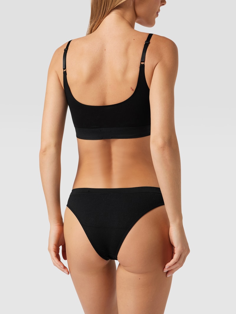 Soft-BH mit wattierten Cups in schwarz