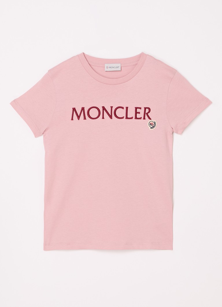 T-shirt Moncler con logo ricamato