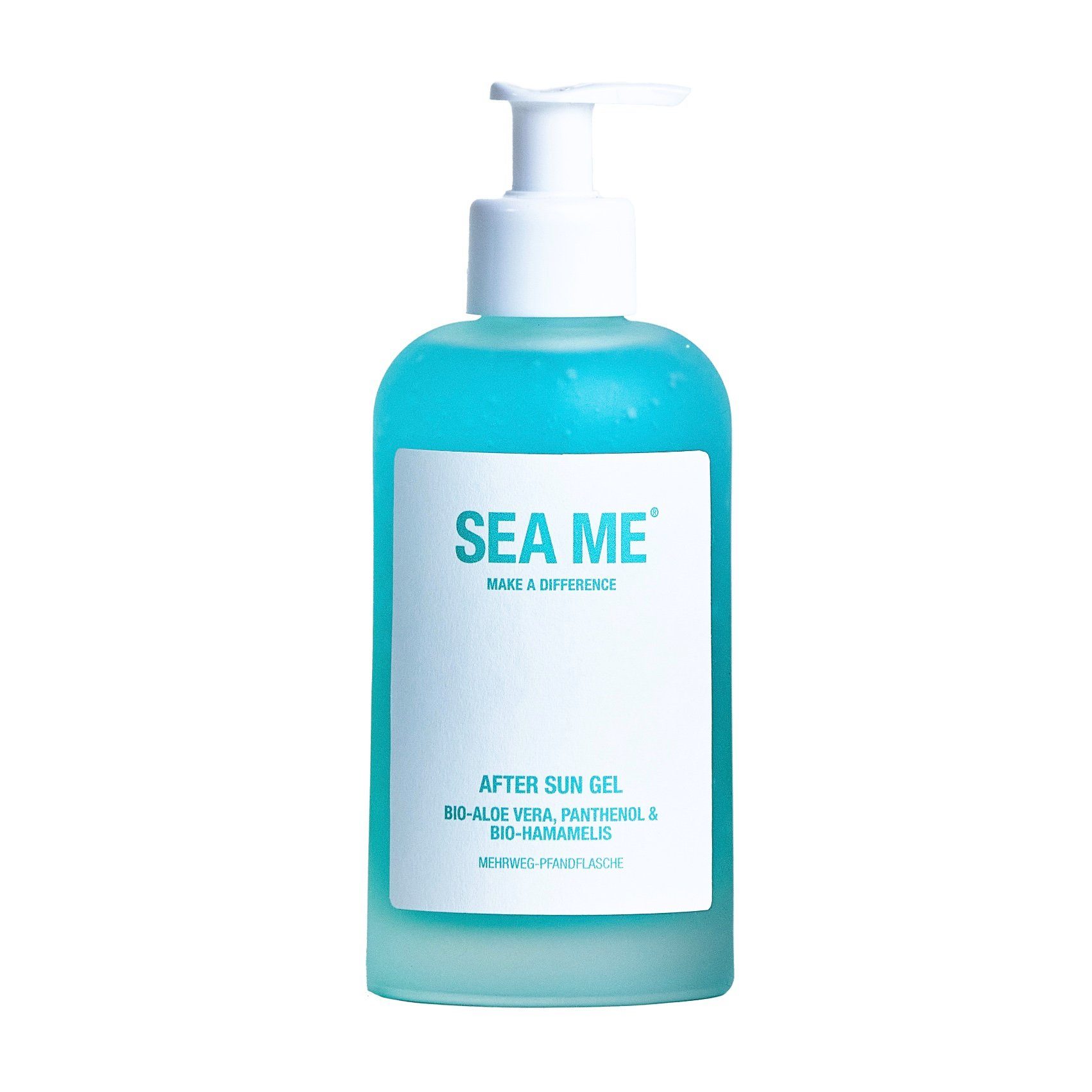 SEA ME After Sun-Gel, vegan, im Mehrweg-Glas, mit Bio-Aloe Vera & Bio-Hamamelis, 250ml