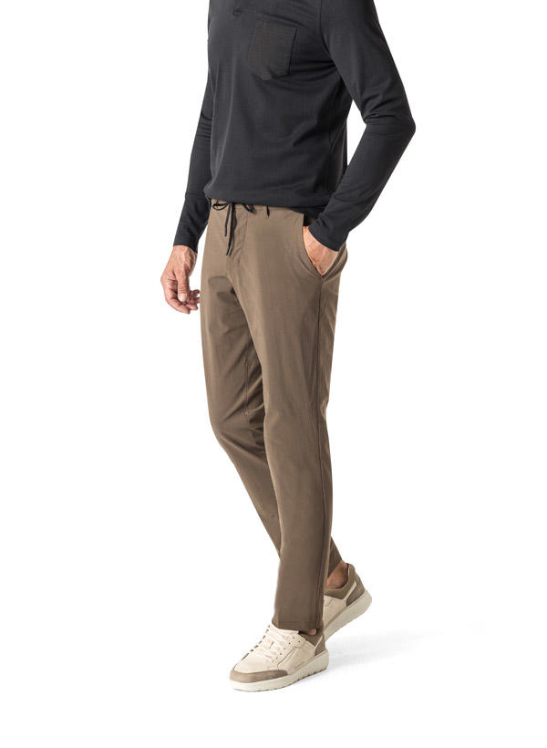 BOGGI MILANO, Chino, Mikrofaser geruchshemmend, taupe