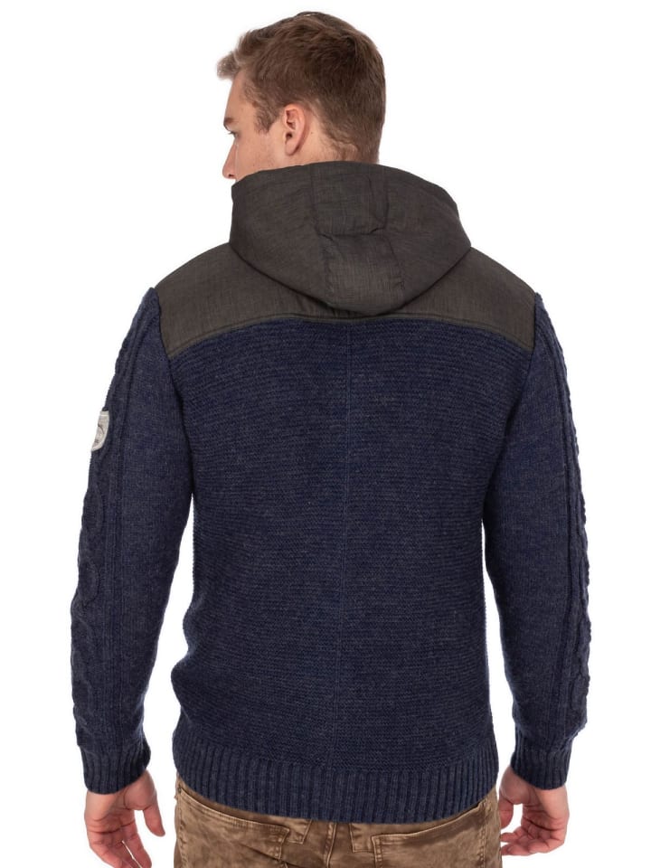 MADDOX Strickjacke BRUNECK in blau günstig kaufen