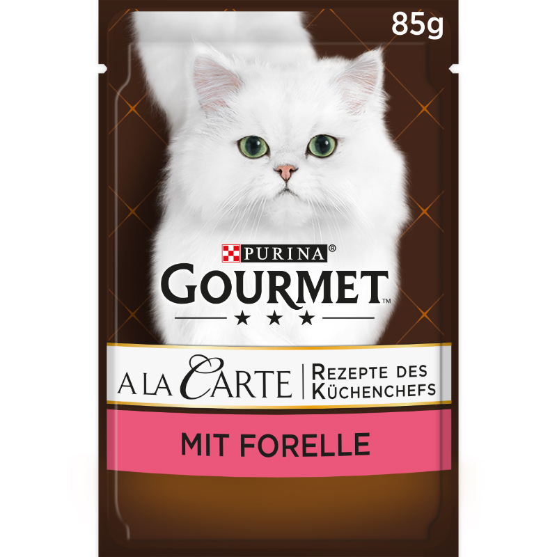 GOURMET Nassfutter GOURMET à la Carte 26x85g Forelle an feiner Gemüseauswahl