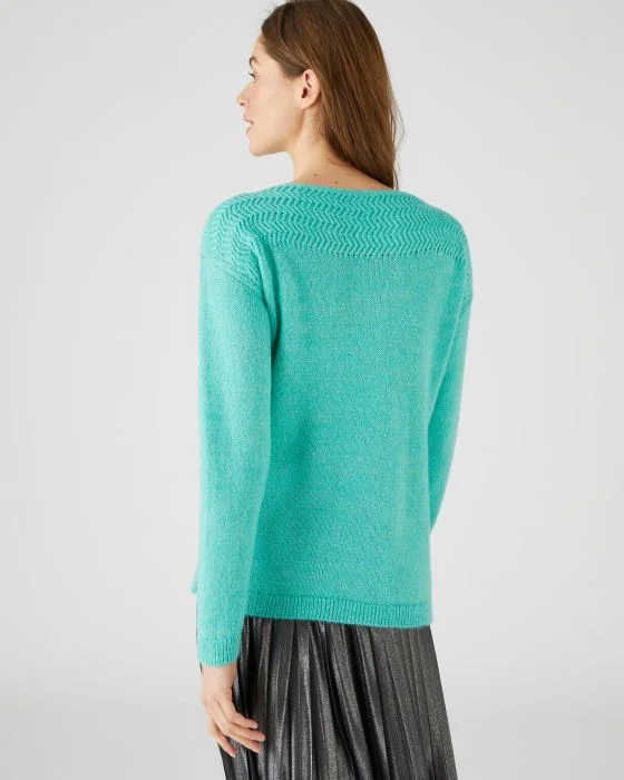 Pull chaud motif chevrons Thermolactyl