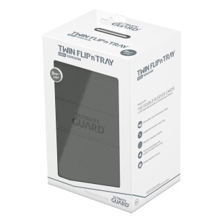 Ultimate Guard Twin Flip`n`Tray 160+ XenoSkin Monocolor - Grau