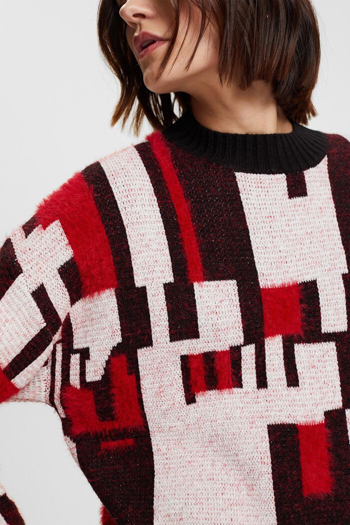 Gemusterter Pullover
