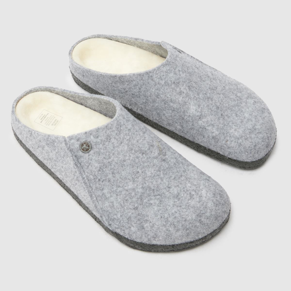BIRKENSTOCK zermatt papucs szürke színben