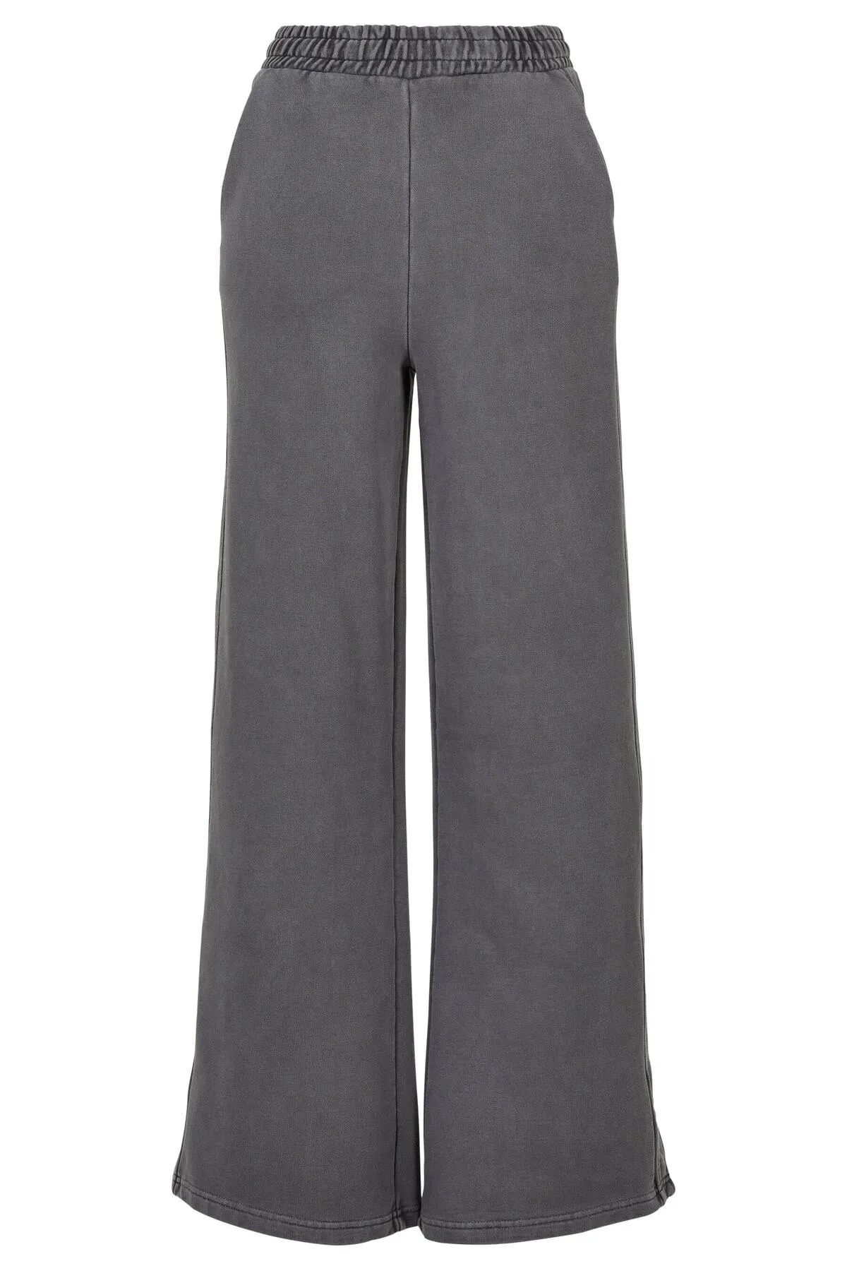 Urban Classics  Damen Ladies Heavy Terry Garment Dye Slit Pants