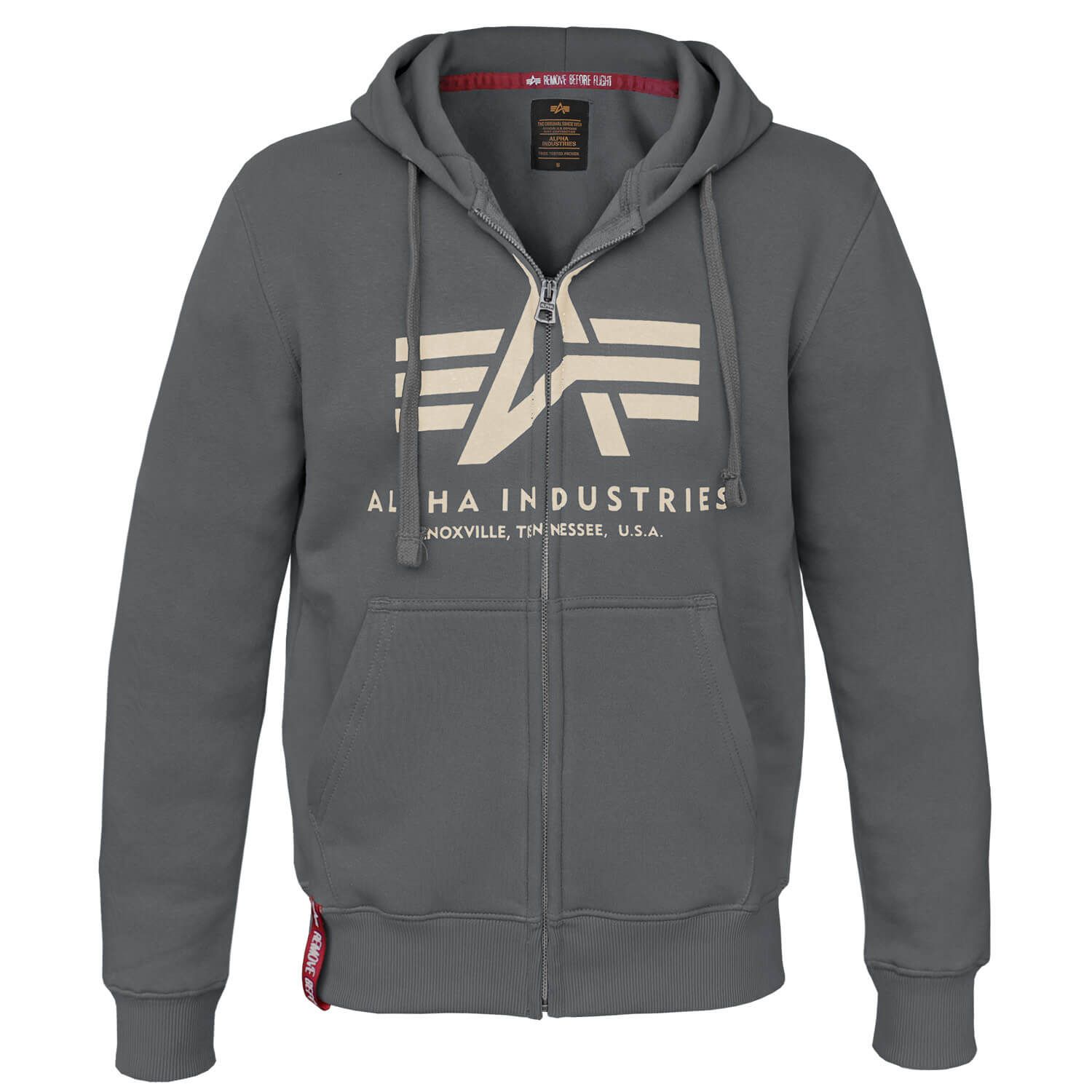 Basic Zip Hoody Kapuzen Jacke