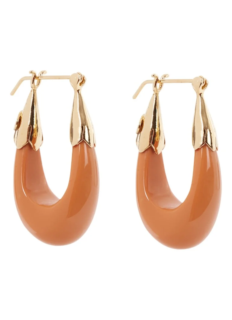 Gas Bijoux Ecume gold-plated earrings