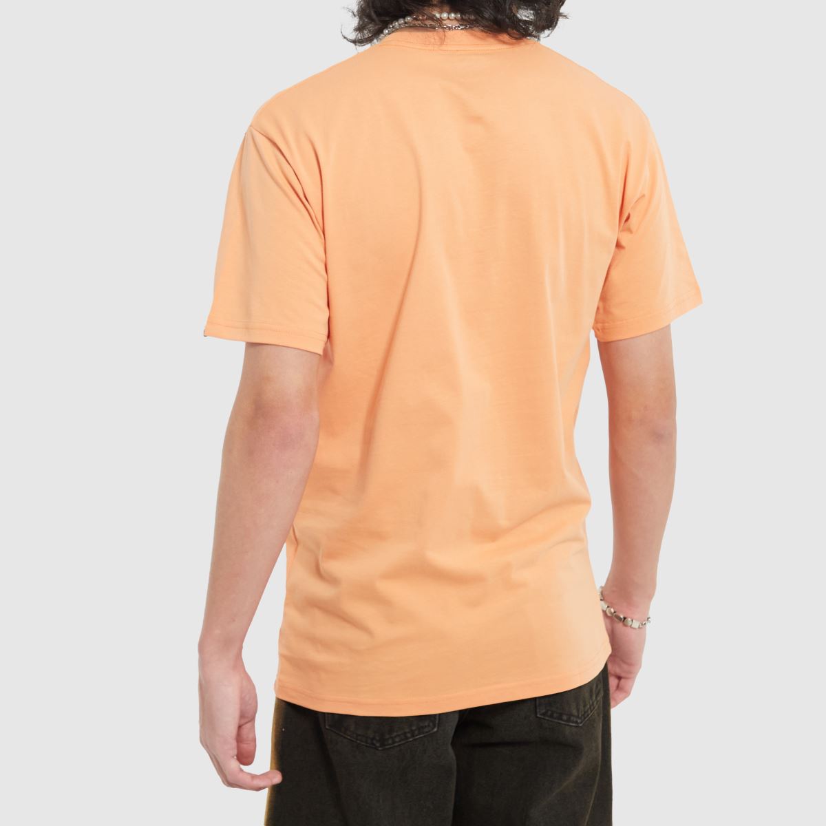 Vans – Brun t-shirt med logotyp på vänster bröst
