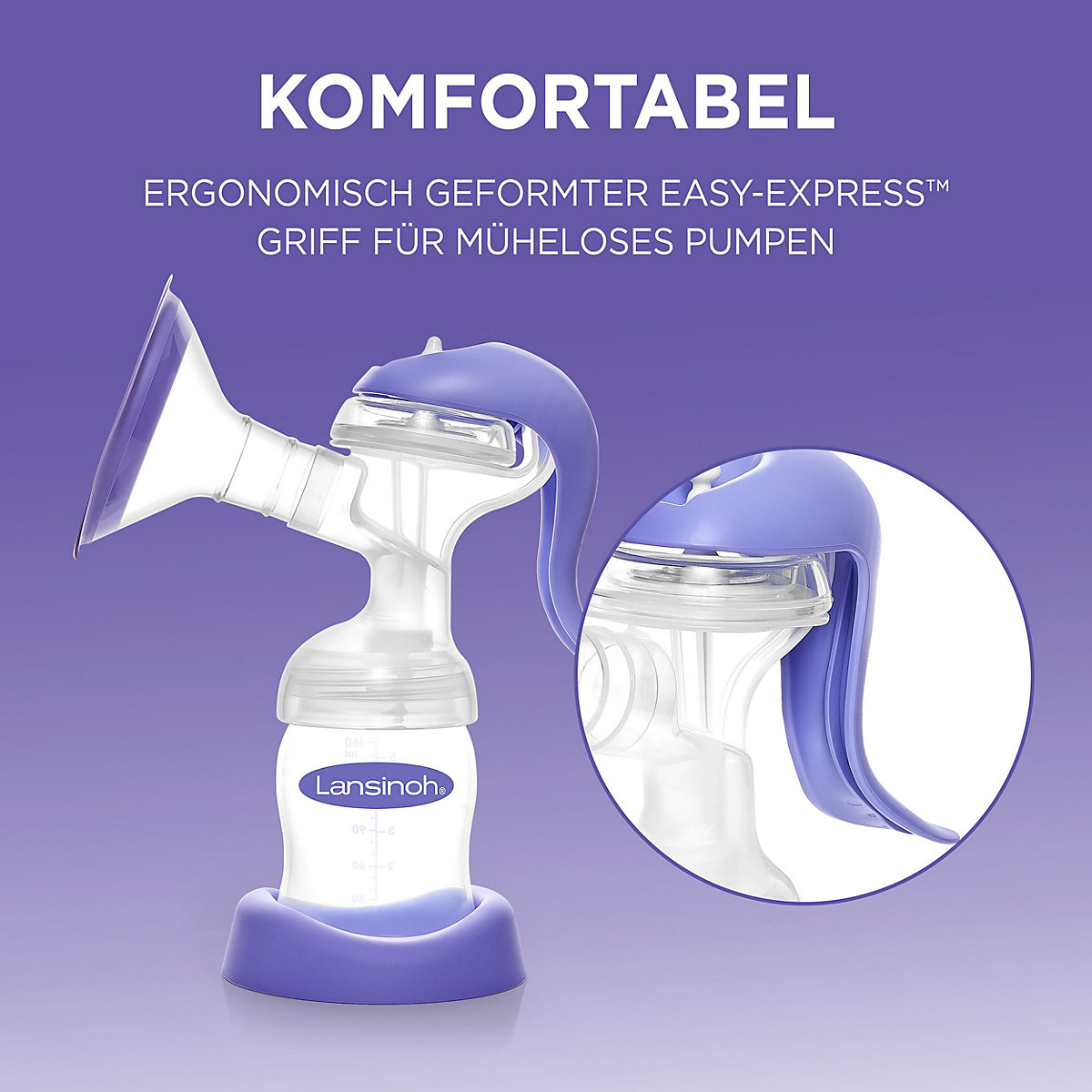 Handmilchpumpe (Weithals)