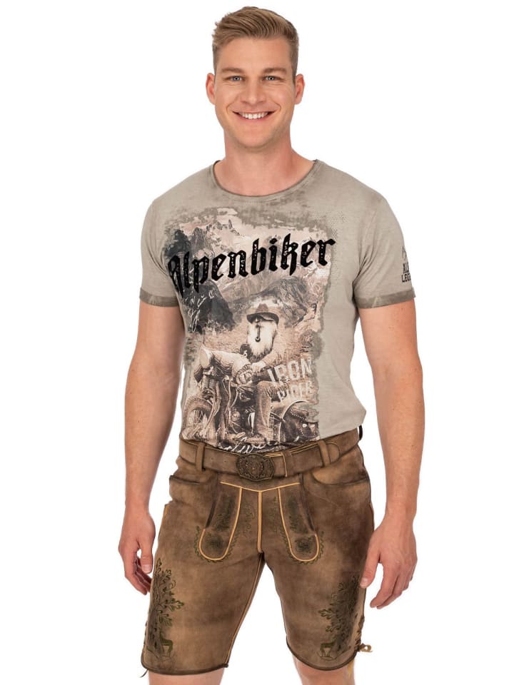 MADDOX Lederhose ALLNERSEE in braun günstig kaufen