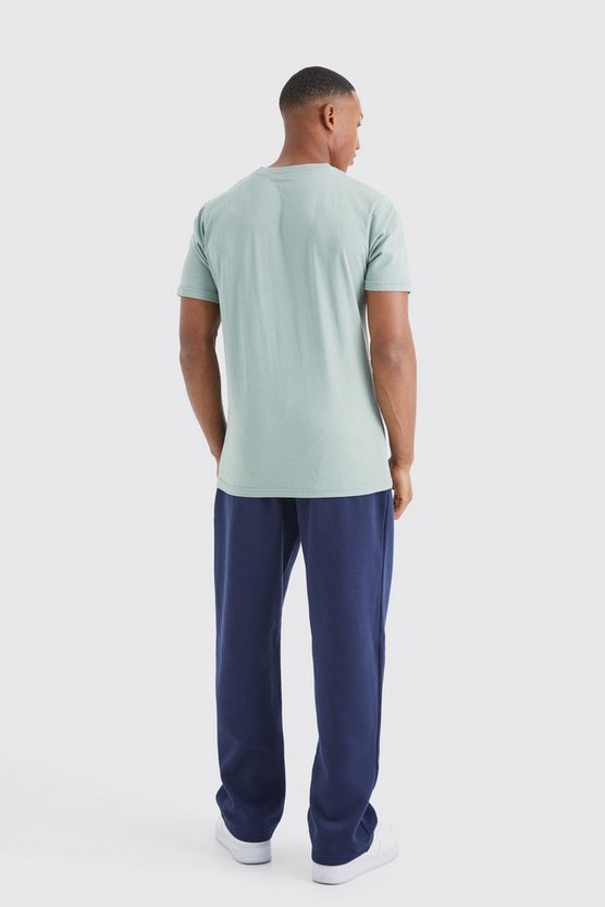 Slim-Fit Colorblock Man T-Shirt