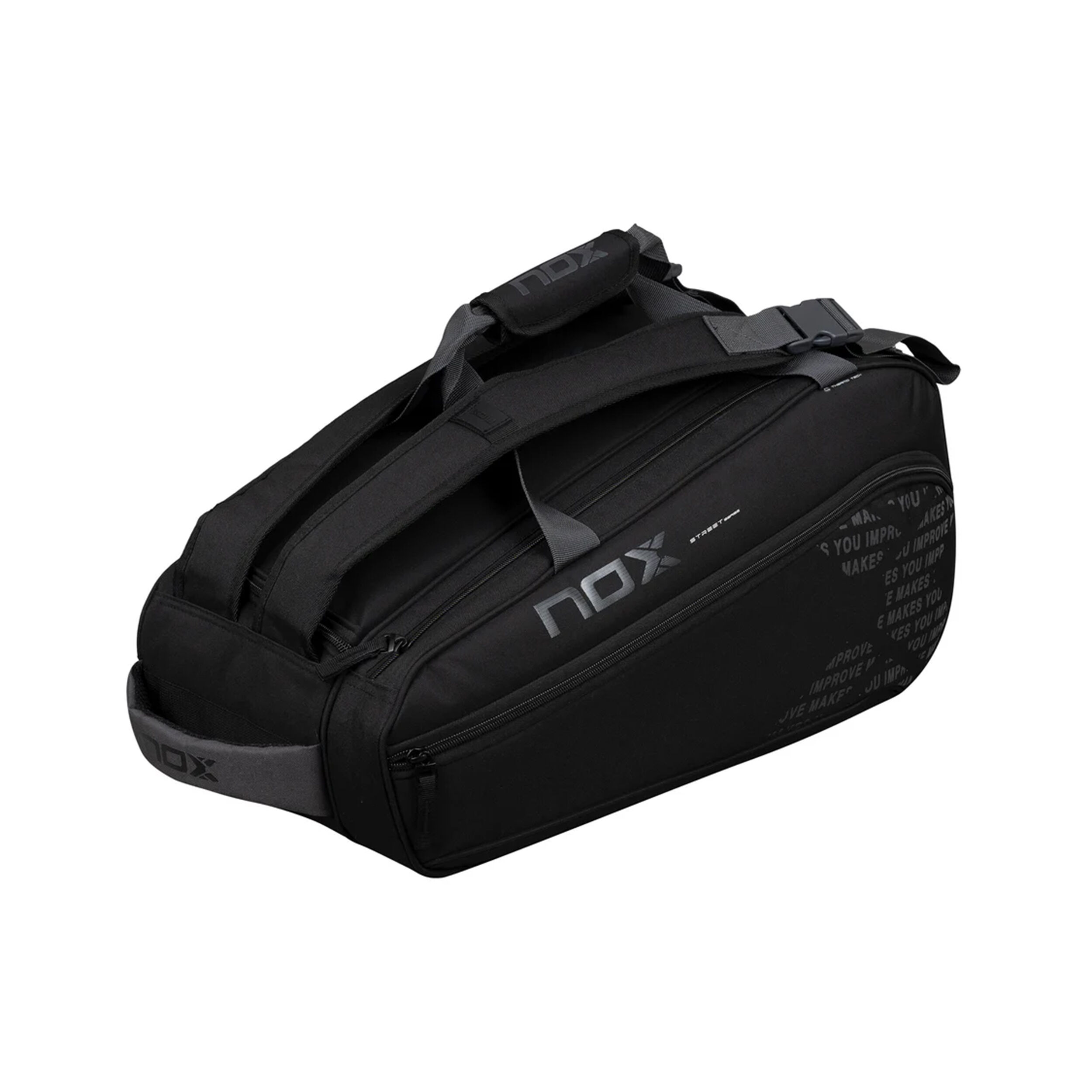 Street Series Padelschlägertasche - Schwarz, Grau