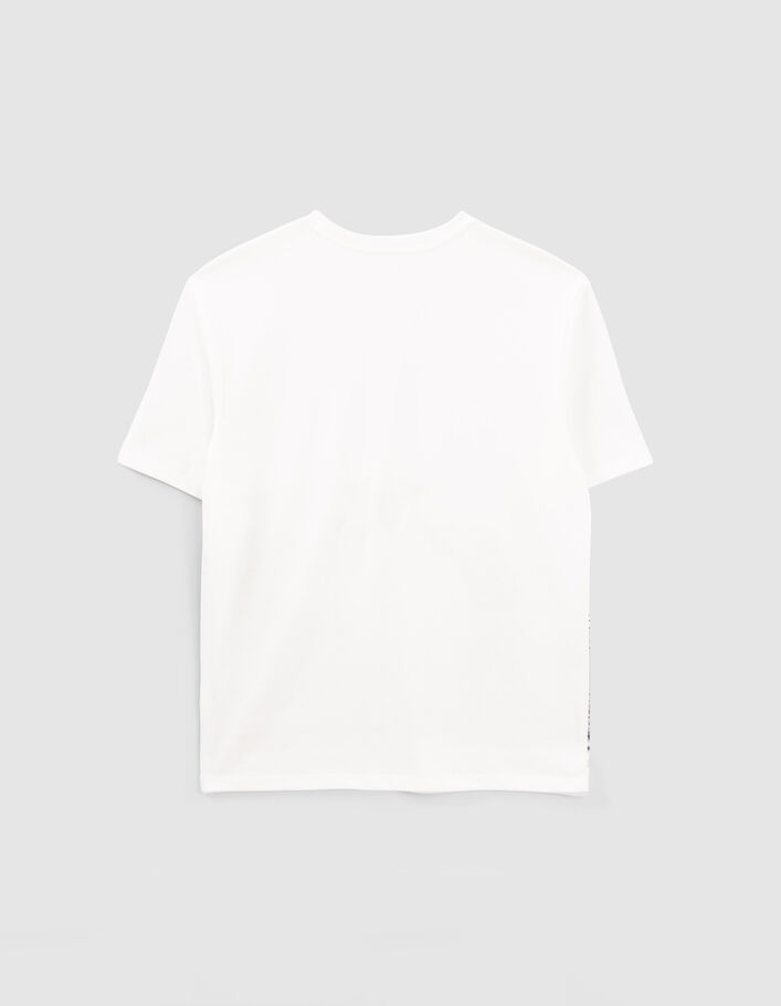 T-shirt blanc visuel graffeur garçon