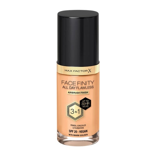 Max Factor Facefinity All Day Flawless 3-i-1 Foundation C40 Lys Elfenben 30 ml