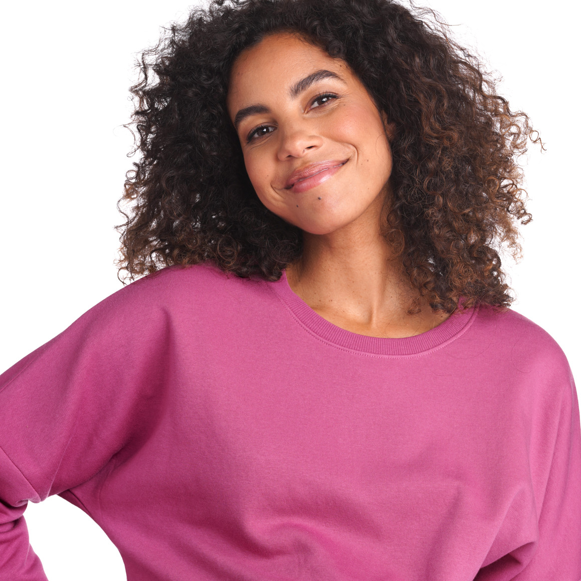 Damen Umstands-Sweatshirt im Boxy-Style
