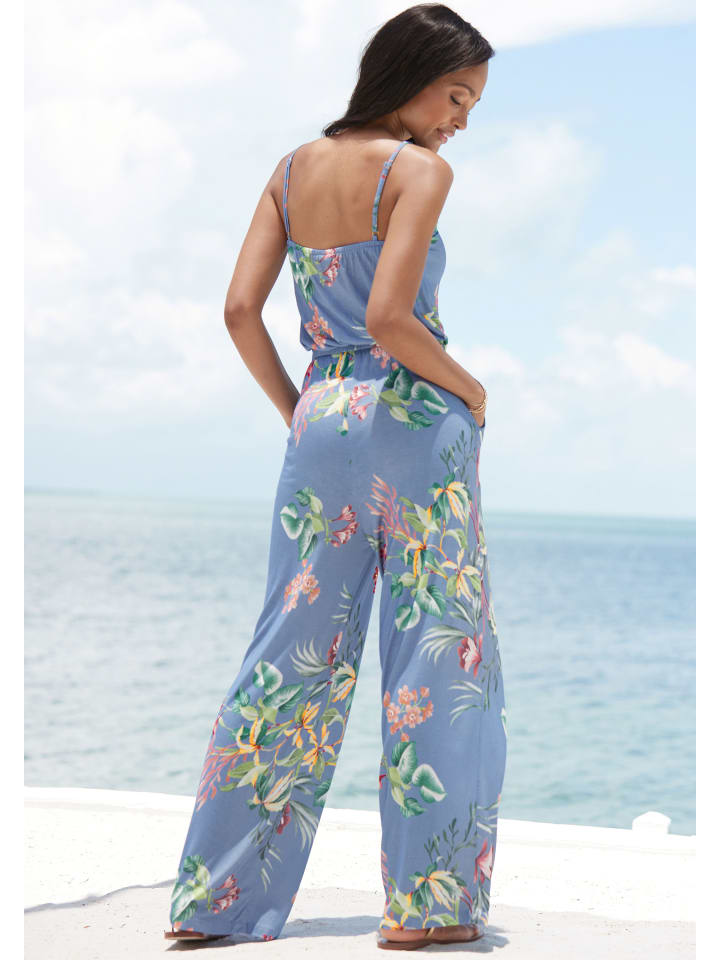 Buffalo Jumpsuit in blau bedruckt günstig kaufen