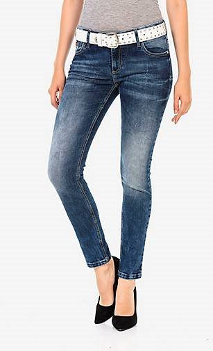 Cipo & Baxx Jeans im lässigen Used Look