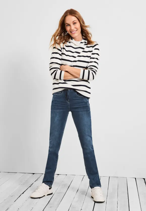 CECIL Slim Fit Jeans in High Waist